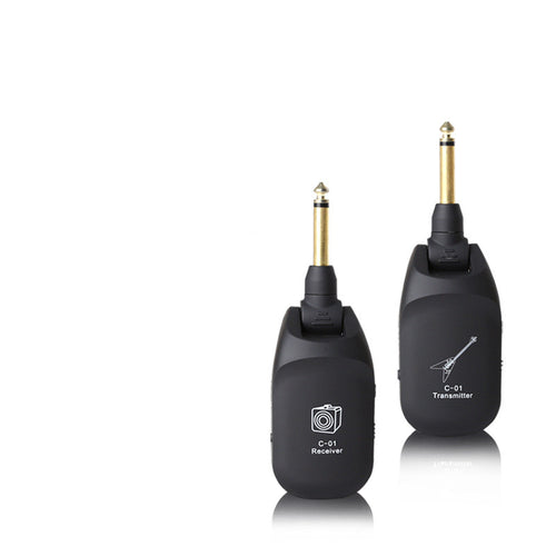Wireless guitar transmitter and receiver